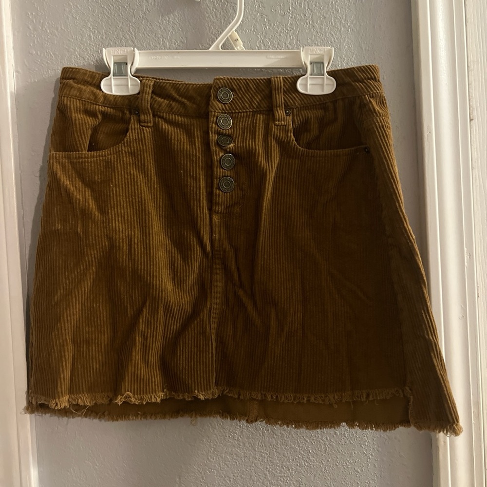 indigo rein corduroy skirt